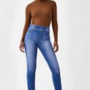 Spanx Straight Leg Stretch Denim Jeans